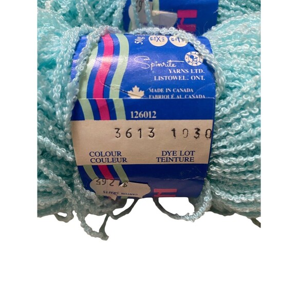 Bouquet Palm Beach Terry Cotton Look Yarn Lot Vintage - Picture 3 of 5